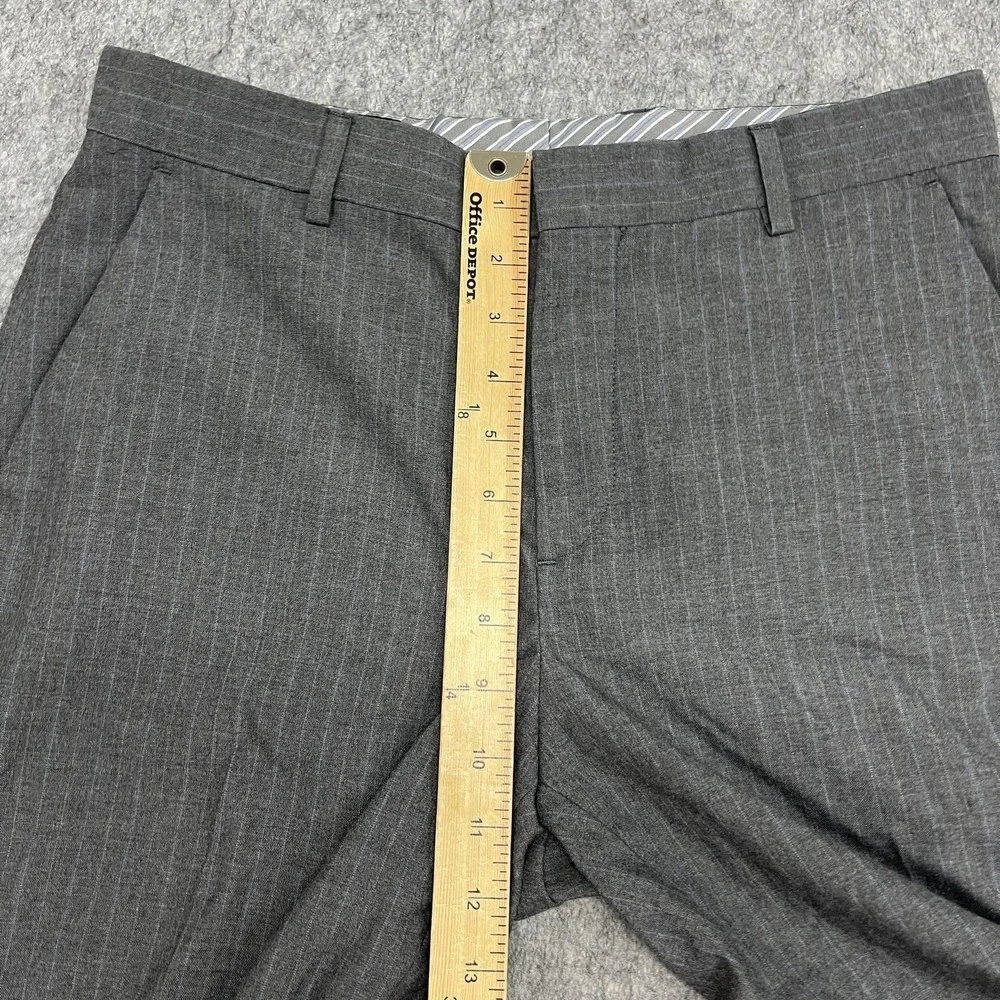 Banana Republic Pants Mens 30x32 Gray Stripe Classic Dress‎ Office FIT30x30.5